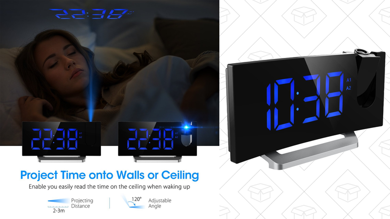Mpow FM Projection Alarm Clock, $30 with code HQKGWOGC